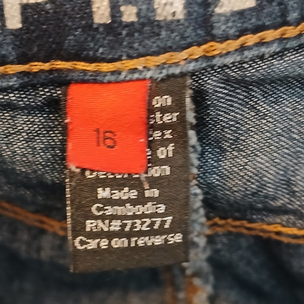 Apt 9 Women Classic Bootcut Denim Jean 16 Mid Rise Dark Stretch Everyday Basic - Picture 10 of 12